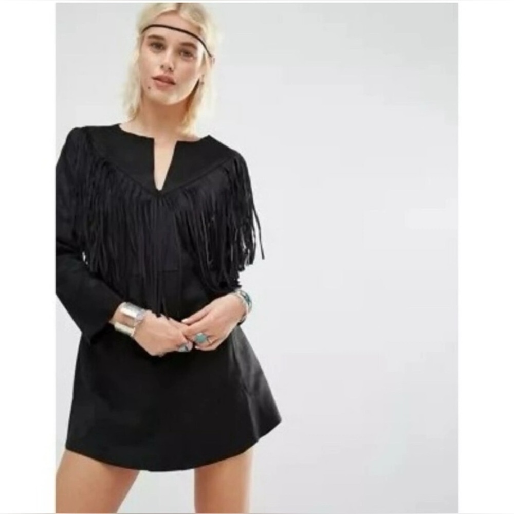 Raga Suede Above Knee Mini Dress